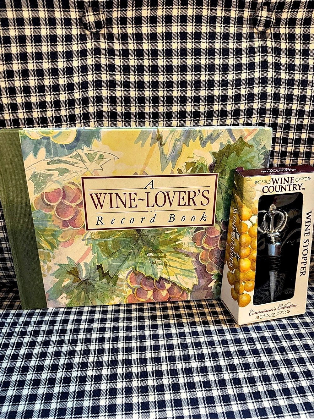 Judy Ridgway A Wine-Lover's Record Book & Wine Stopper